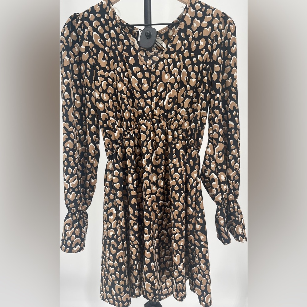Fantastic Fawn Animal Print Dress